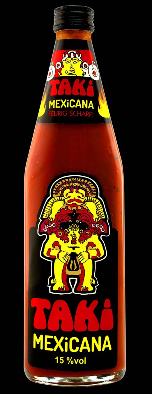 Taki MEXiCANA - Feurig Scharf - 15 %vol 0,5 l Flasche